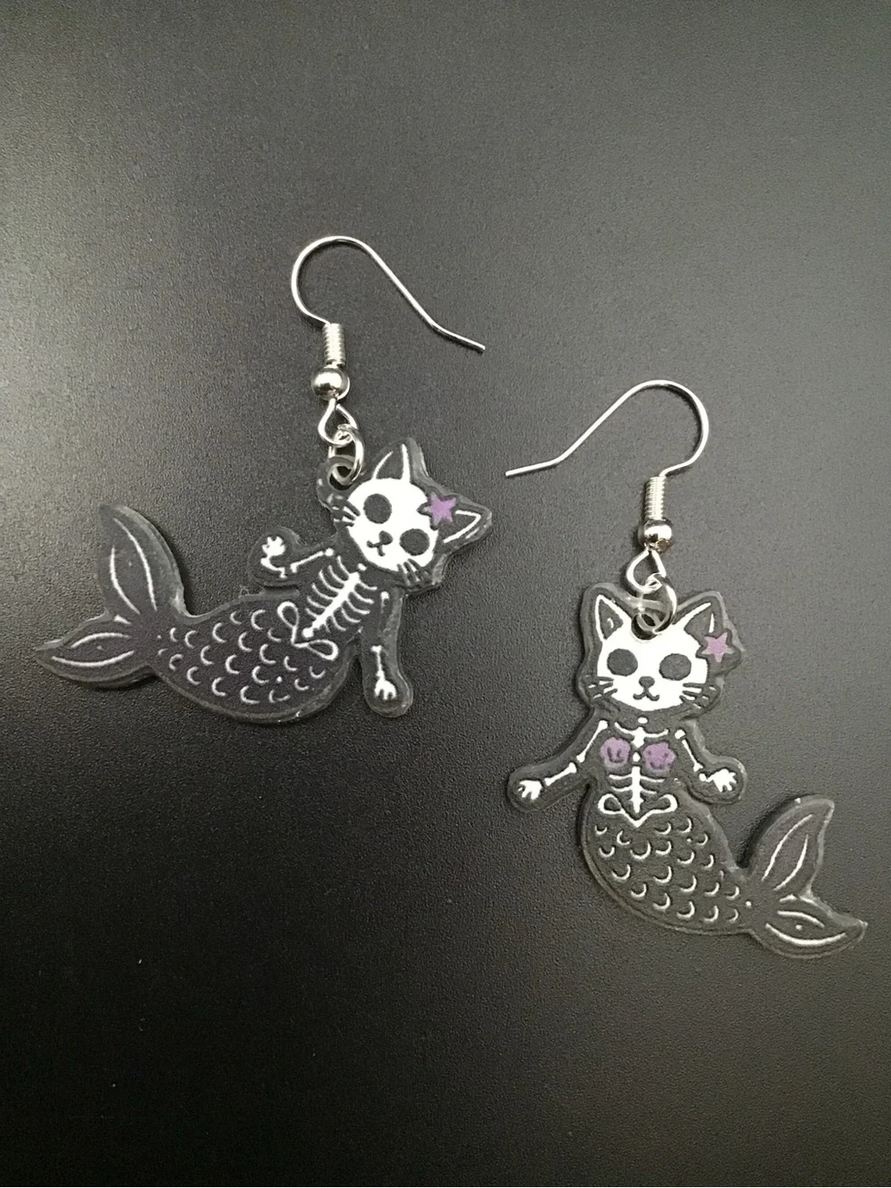 N/A acrylic earrings